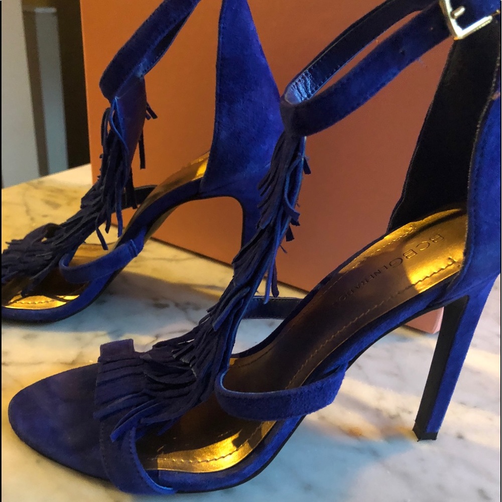 BCBGeneration fringe cobalt blue heal